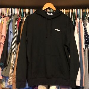 Fila Black Hoodie for Men